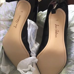 Sam Edelman Women Hazel Black Patten Leather Heel Size 10N or 11.5 M Brand New!!